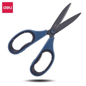 deli 77754 Scissors, 170mm, Blue