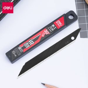 deli 78003 Cutter Blade, 0.4×9×70mm, Black