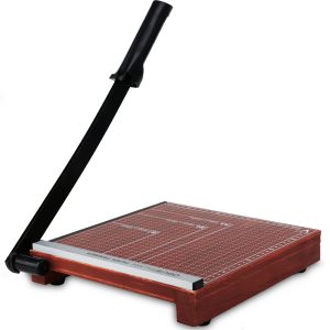 deli 8005 Paper Trimmer, 250x250mm(10”x10”), Brown