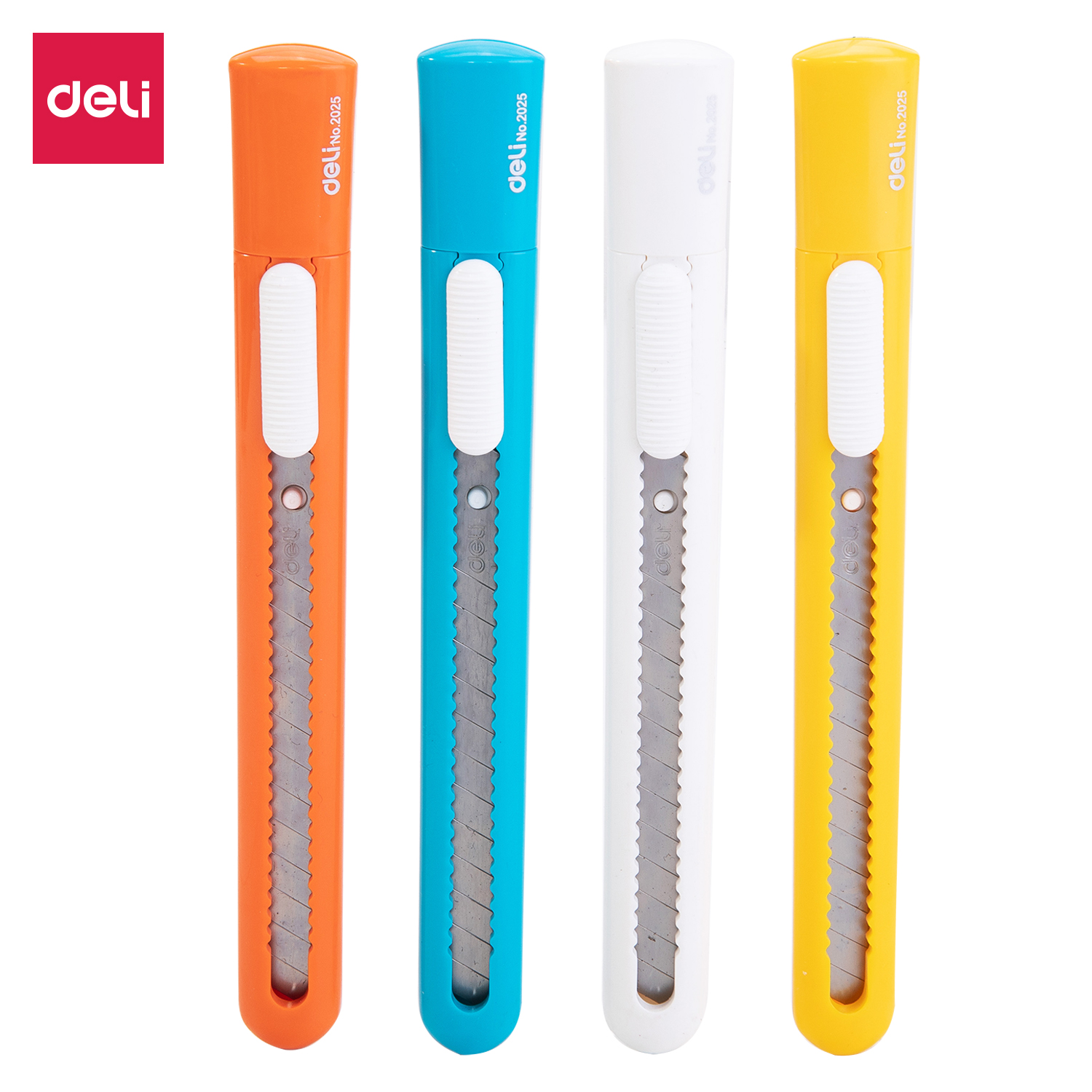 deli E2025 Cutter, 137.5x16.69x11.84mm, Assorted Colors