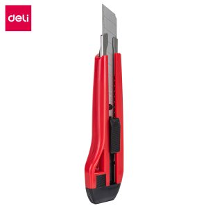 deli E2041 Cutter, 8 snap-off blades, Assorted Colors