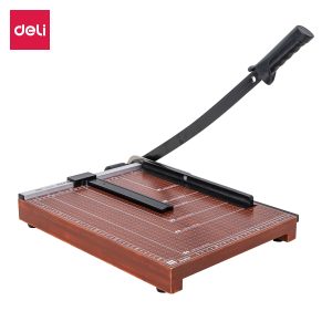 deli E8003 Paper Trimmer, B4, Brown