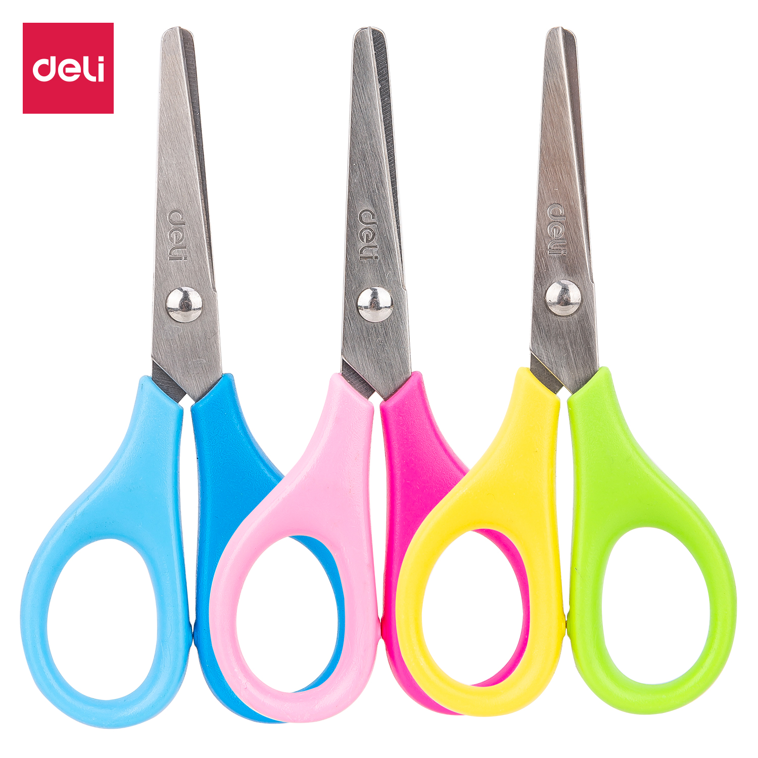 deli ED60100 School Scissors, 115mm, Assorted Colors