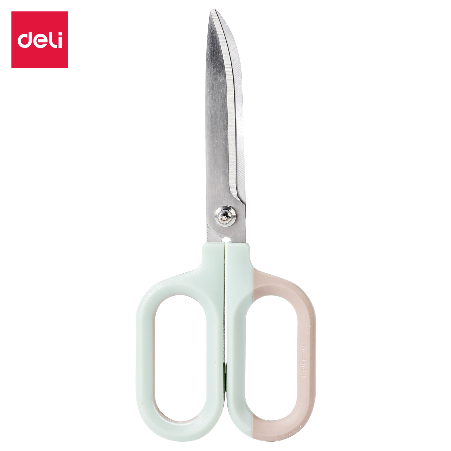 deli ENS055 Nusign Scissors, 180mm, White