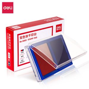 deli 9865 Stamp Pad, Assorted Colors