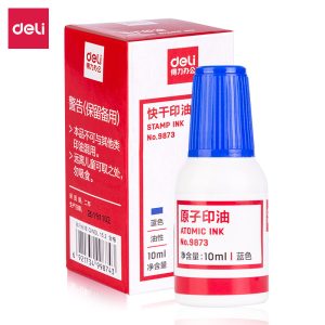 deli 9873 Stamp Ink, Blue