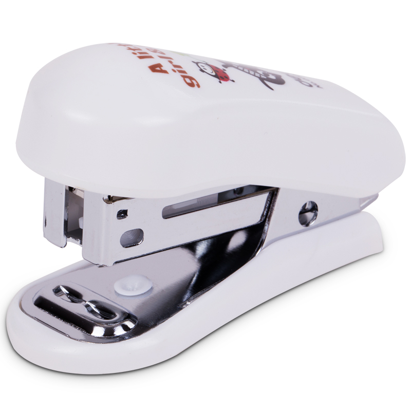 deli 0302 Mini Stapler, 20sheets,24/6 & 26/6, Assorted Colors