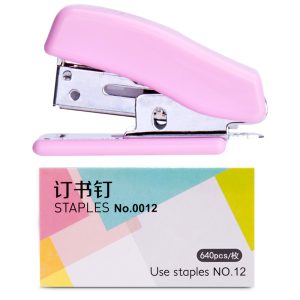 deli 0353 School Stapler, 25sheets,24/6 & 26/6, Assorted Colors