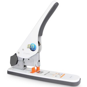 deli 0485 Heavy Duty Stapler, 210sheets, White