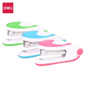 deli E0228 Stapler, 15sheets,#10, Assorted Colors