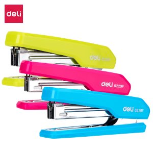 deli E0229F Stapler, 15sheets,#10, Assorted Colors