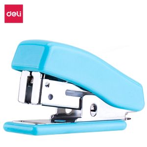 deli E0303 Mini Stapler, 25sheets,24/6 & 26/6, Assorted Colors