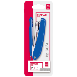 deli E0282 Stapler, 15sheets,#10, Assorted Colors