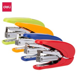 deli E0365 Effortless Stapler, 15sheets,#10, Assorted Colors