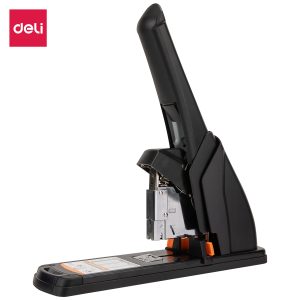 deli E0383 Effortless Heavy Duty Stapler, 210sheets, Black