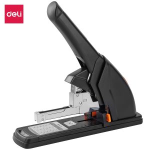 deli E0386 Effortless Heavy Duty Stapler, 120sheets, Black