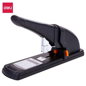deli E0387 Heavy Duty Stapler, 80sheets, Black