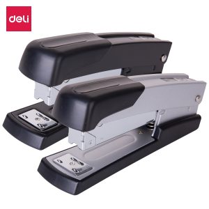 deli E0416 Stapler, 50sheets,24/6 & 26/6 & 24/8 & 26/8, Assorted Colors