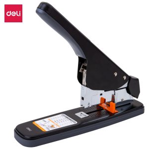 deli E0484 Effortless Heavy Duty Stapler, 120sheets, Black