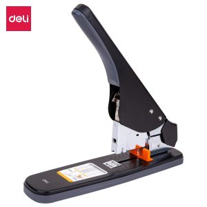 deli E0485 Effortless Heavy Duty Stapler, 210sheets, Black