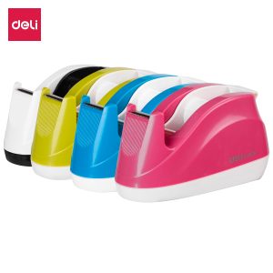 deli E808 Tape Dispenser, 125×58×66mm, Assorted Colors