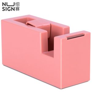 deli NS121 Nusign Tape Dispenser, Light Red