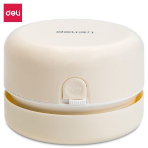 deli 18880 Desktop Vacuum Set, 89×89×67.5mm, White