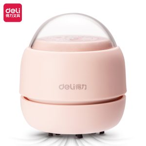 deli 18891 Desktop Vacuum, 71*76mm, Light Red