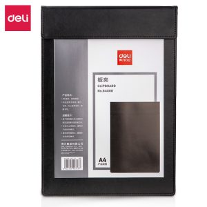 deli 64506 Clipboard, A4, Black