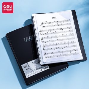 deli 72586 Music Folder, 40P, Assorted Colors