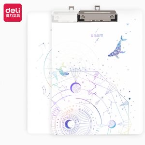 deli 72603 Clipboard, A4, Assorted Colors