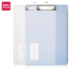 deli 72605 Clipboard, A4, Assorted Colors