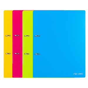 deli E38130 Ring Binder, A4, Assorted Colors
