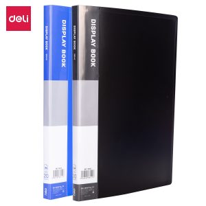 deli E38145 Office Display Book, A4-20 pages, Assorted Colors