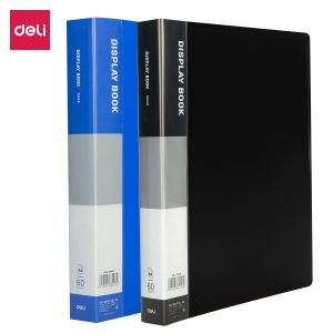 deli E38148 Office Display Book, A4-60 pages, Assorted Colors