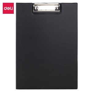 deli E38154B Clipboard, A4, Black