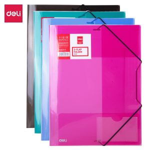 deli E39579 File Folder, A4, Assorted Colors