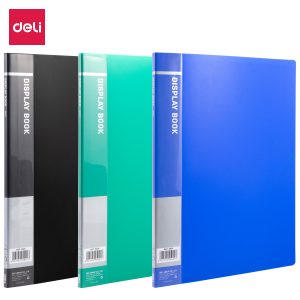 deli E5001 Office Display Book, A4-10 pages, Assorted Colors