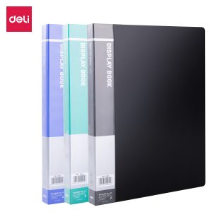 deli E5004 Office Display Book, A4-40 pages, Assorted Colors