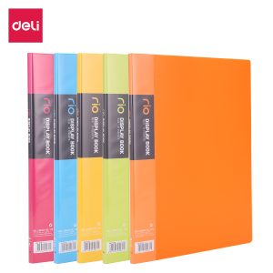 deli E5031 Office Display Book, A4-10 pages, Assorted Colors