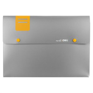 deli E5576 Office Briefcase, A4, Silver