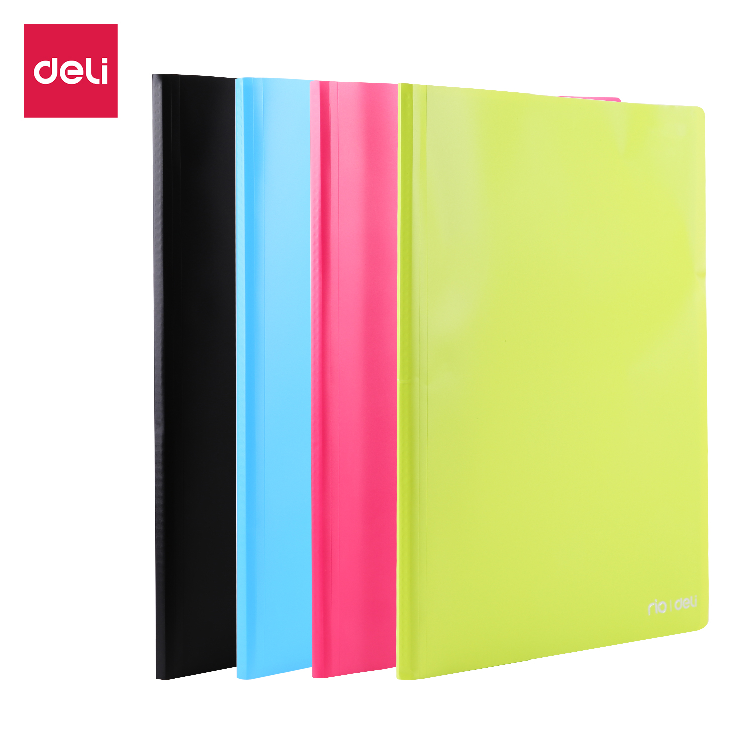deli EB00302 Office Display Book, A4-30 pages, Assorted Colors