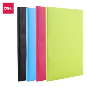 deli EB00402 Office Display Book, A4-40 pages, Assorted Colors