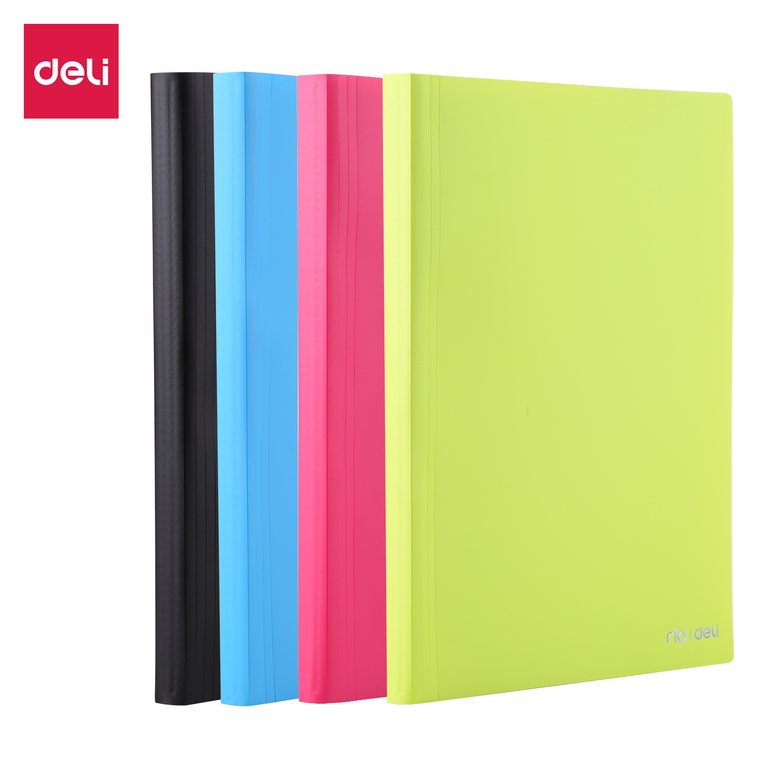 deli EB01002 Office Display Book, A4-100 pages, Assorted Colors