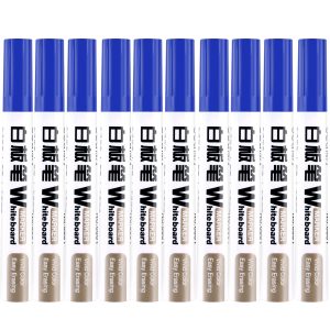 deli 6801 Whiteboard Marker, Bullet tip：1.8mm, Blue