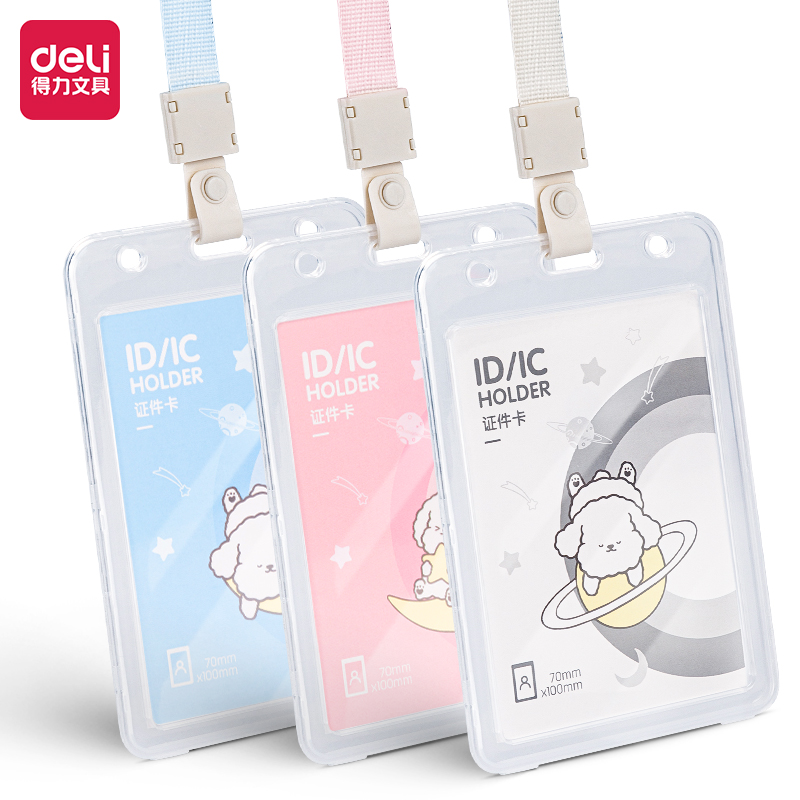 deli 64808 Name Badge, Assorted Colors