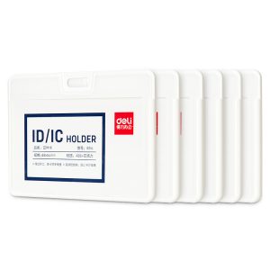 deli 8314 Name Badge, Inner core size: 89*54mm, White