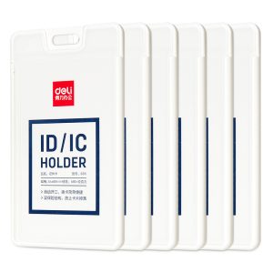 deli 8315 Name Badge, Inner core size: 54*89mm, White