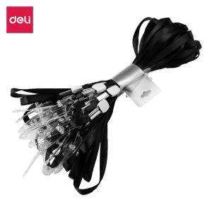 deli E5764 Lanyard, Rope length 48cm, rope width 1cm, Assorted Colors