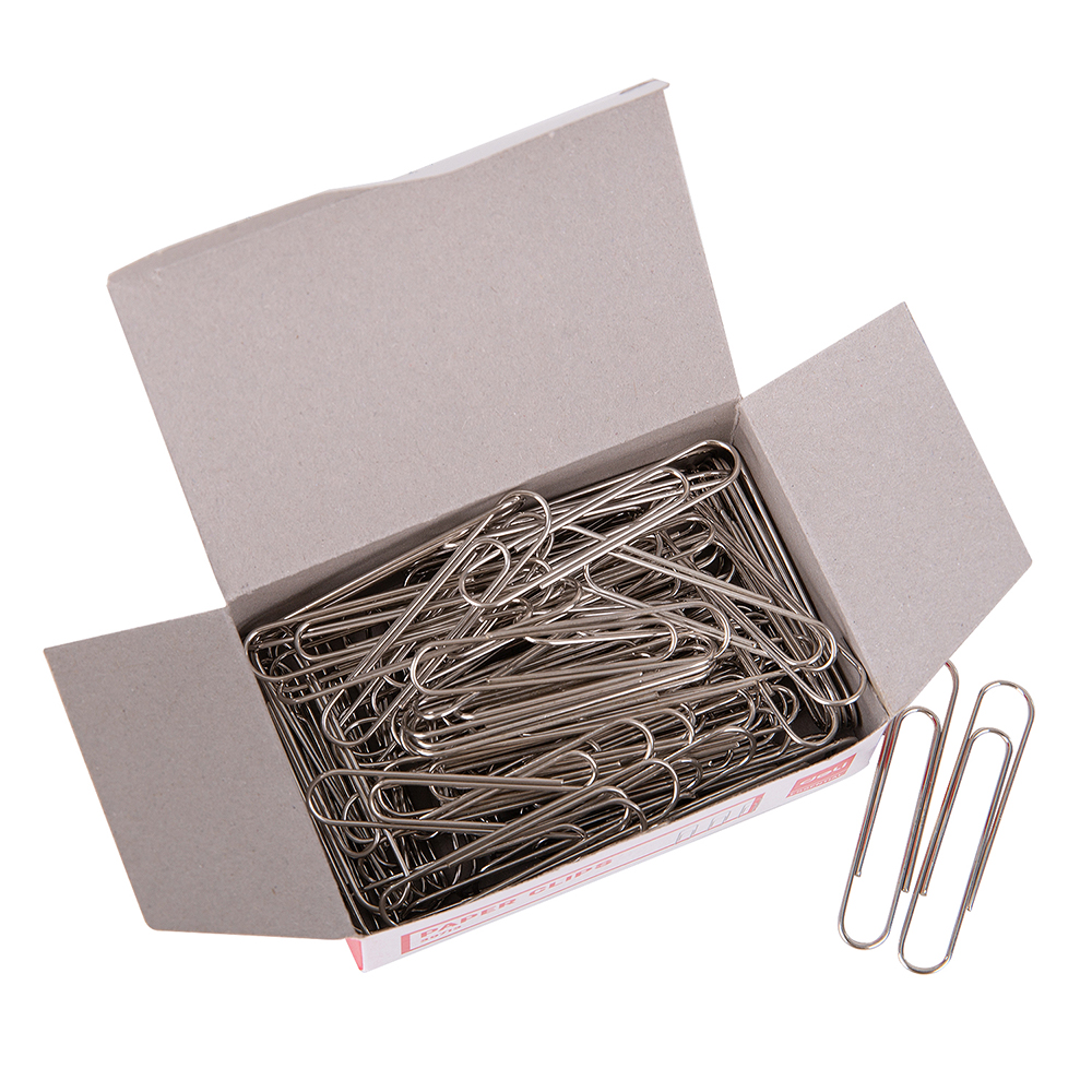 deli E39713-Paper Clip 50MM(SILVER) ((1x100) - Image 3